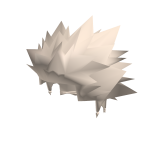 White Spiky Hair