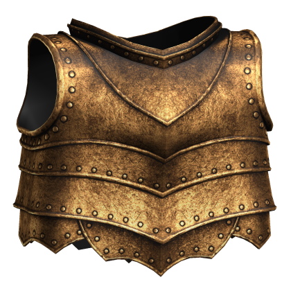 Gold Medieval Knight Chestplate