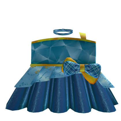 Princess charm school dress blue Roblox item