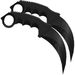 Black Dual Karambits
