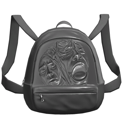 [REGULAR] Grey "Agony" Face Backpack 1.0