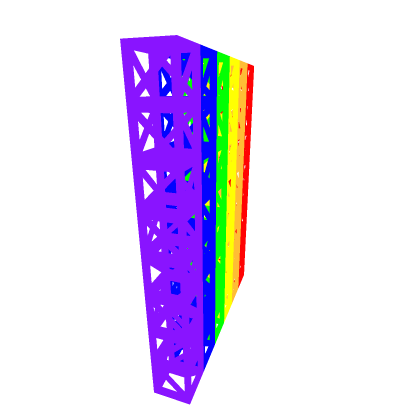 Neon Truss Ladder  Obby Platform! Waterfall Casca