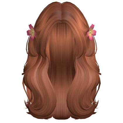 Summer Ginger Wolfcut Twintails Roblox item