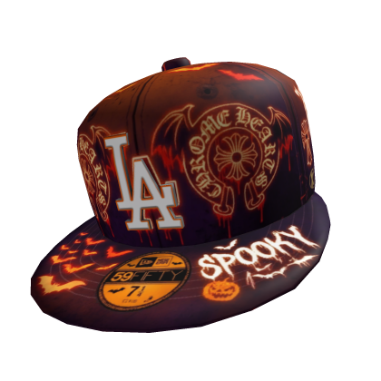 Halloween Tilted Fitted Hat