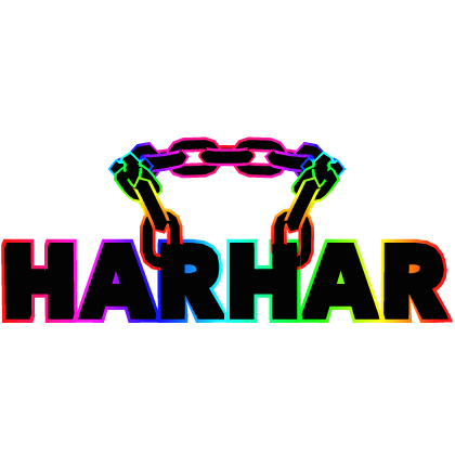 Cartoony Rainbow Harhar Chain Roblox item