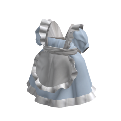 Puffy Doll Maid Dress- Blue
