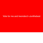 Junithebest For GOV&Iiwonderz (rockport)
