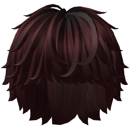 Messy Red Emo Boy Hair Roblox item
