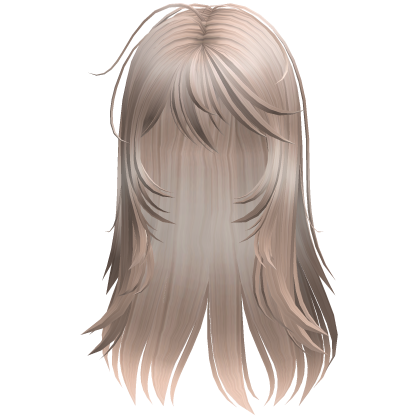 Wispy Rainy Day Messy Emo Hair Platinum Roblox item