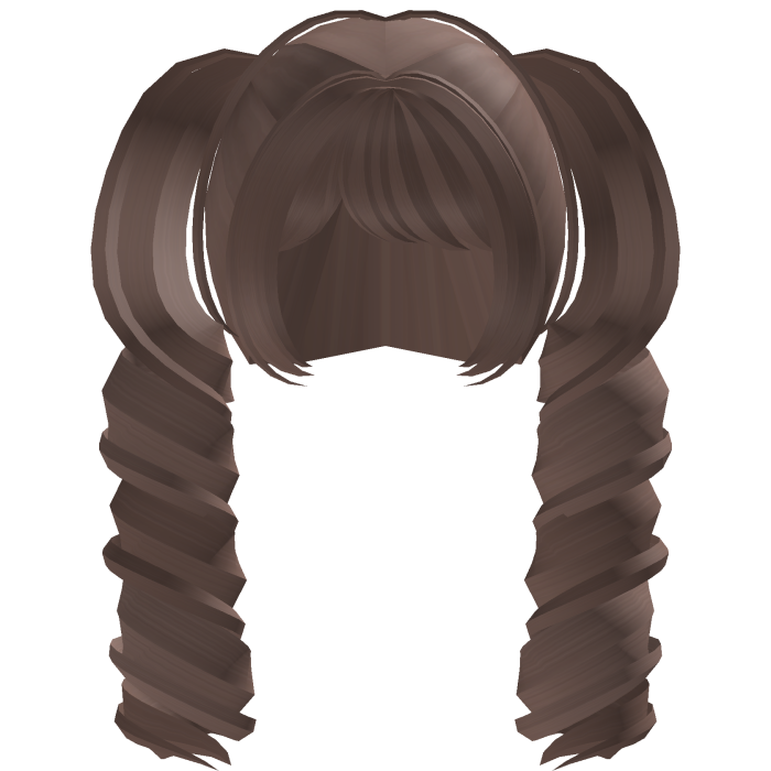 ꒰♡꒱: Cute Tweencore Curly Long Brown Pigtails
