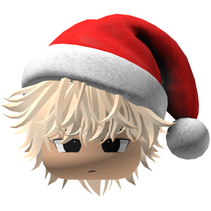 fluffy hair Christmas beret hat (blonde)