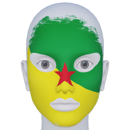 French Guiana Facepaint