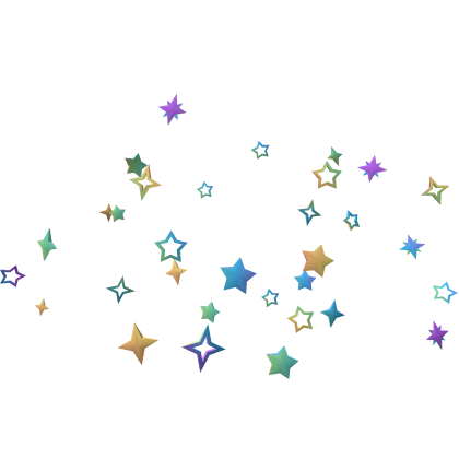 Pastel Star Aura - Cute Rainbow Sparkle Y2K Roblox item