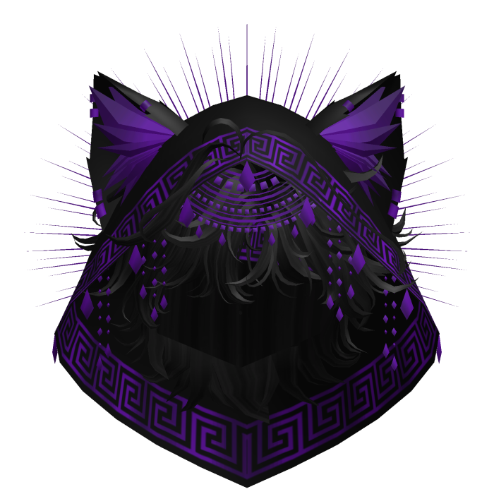 Egyptian Mullet w/ Divine Purple Black Hood