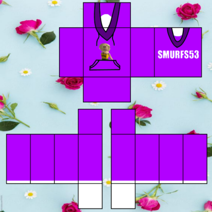Smurf Hoodie (Purple) Roblox decal