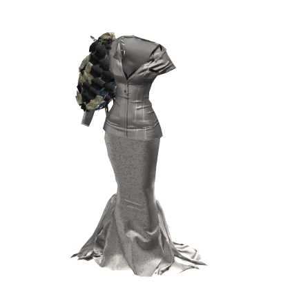 ʚ♡ɞ Met Gala: Nicki's Floral White  Suit Gown thumbnail