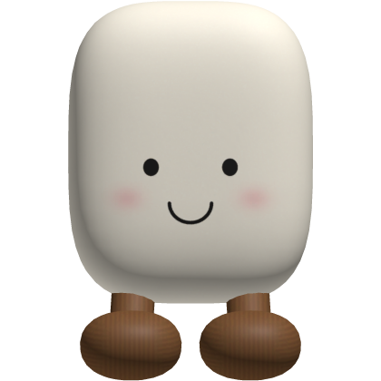White Jellycat Marshmallow Plushie Backpack