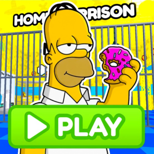 🍩 HOMER PRISON RUN OBBY 🍩