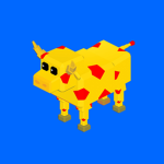 Pizza cow