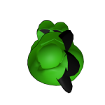 Green Rat Outline