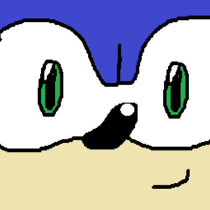 Sonic's Face Roblox decal