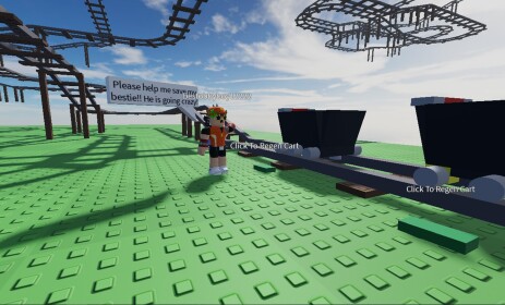 Rescue DP45 by riding Cart Ride!