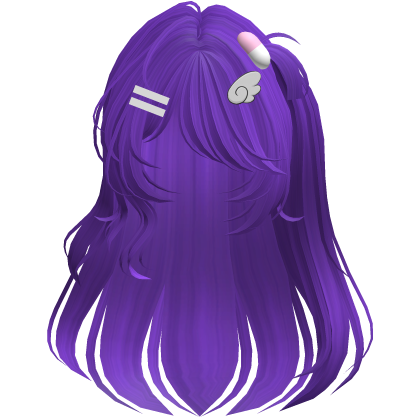 cute Purple hair emo cute anime y2k