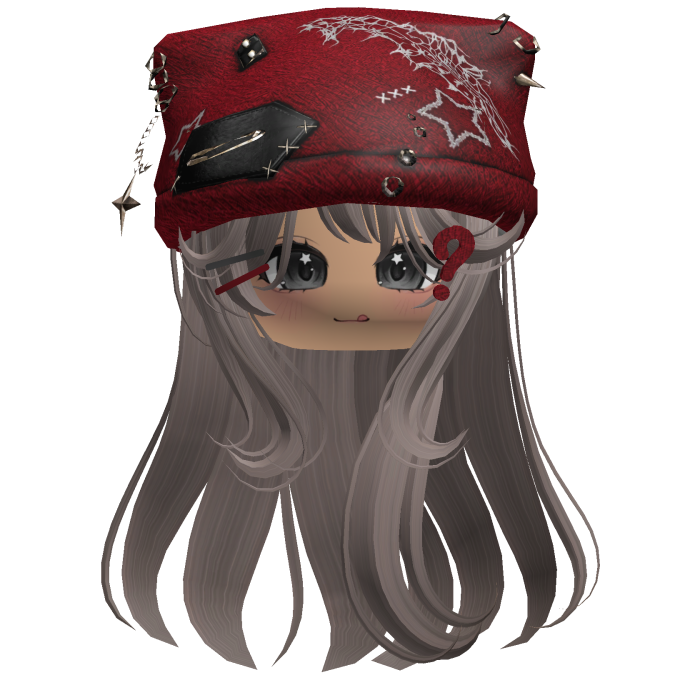 Ash Y2K Punk Beanie Girl Hair