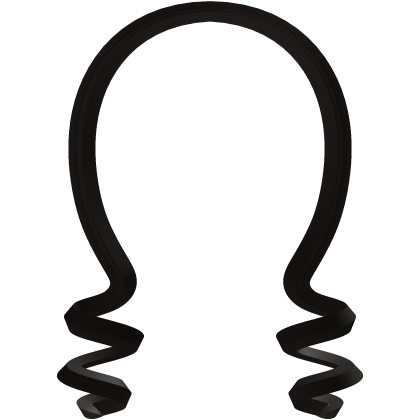 ♡ Deep Brown Cutesy Kawaii Curly Swirly Bangs Roblox item