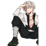 Sanemi is hot 1