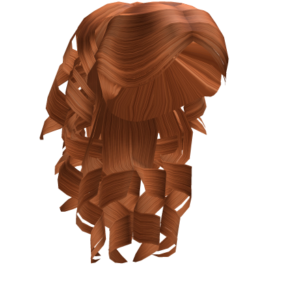 Ginger Curly Thick Ponytail Hair Roblox item