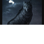 Cool Wolf Gamer
