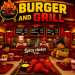 Burger & grill cafe!