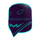 Big Violet Cartoony Head