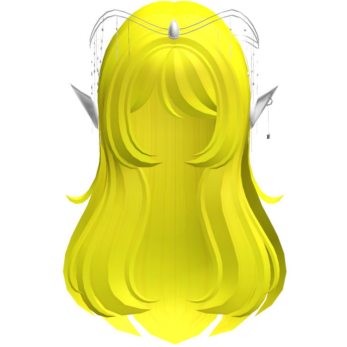 Hot Yellow Elf Fantasy Queen Hair Tiara