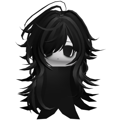 Jirai Kei Moe Girl Face Hair