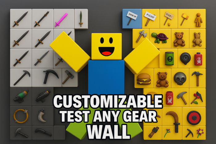 Test any Gear Wall (CAN USE CUSTOM TOOLS) preview 1