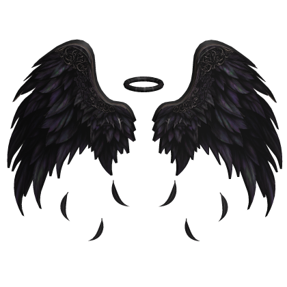 Emo Gothic Black Wings Dark Academia