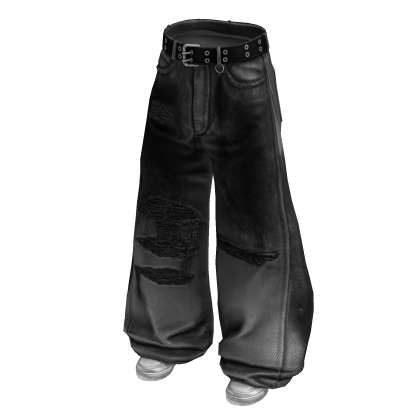 Gray Distressed Rockstar Denim Jeans