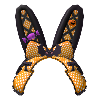 Halloween Bunny Ears Headband