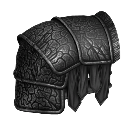 Black Spartan Pauldron - Right Roblox item