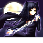 Moonlit Black Cats!