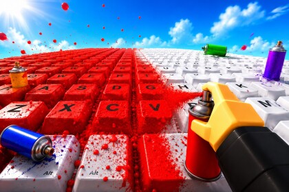 Spray Paint My Keyboard!