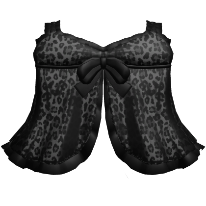 cute gothic babydoll leopard black dress 3.0 