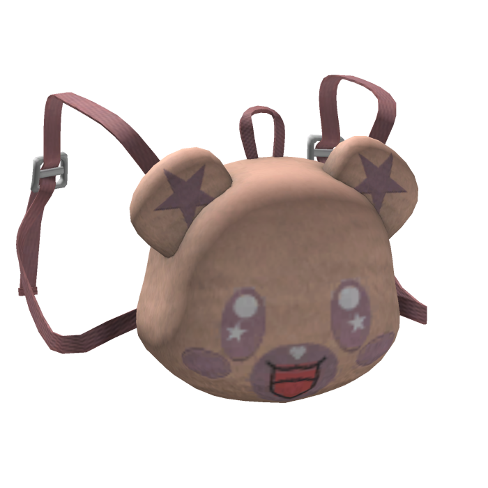 -',ৎ Cute Kawaii Bear Backpack in Pink Peach (1.0)