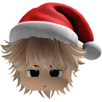 Beautiful hair Christmas beret (blonde)