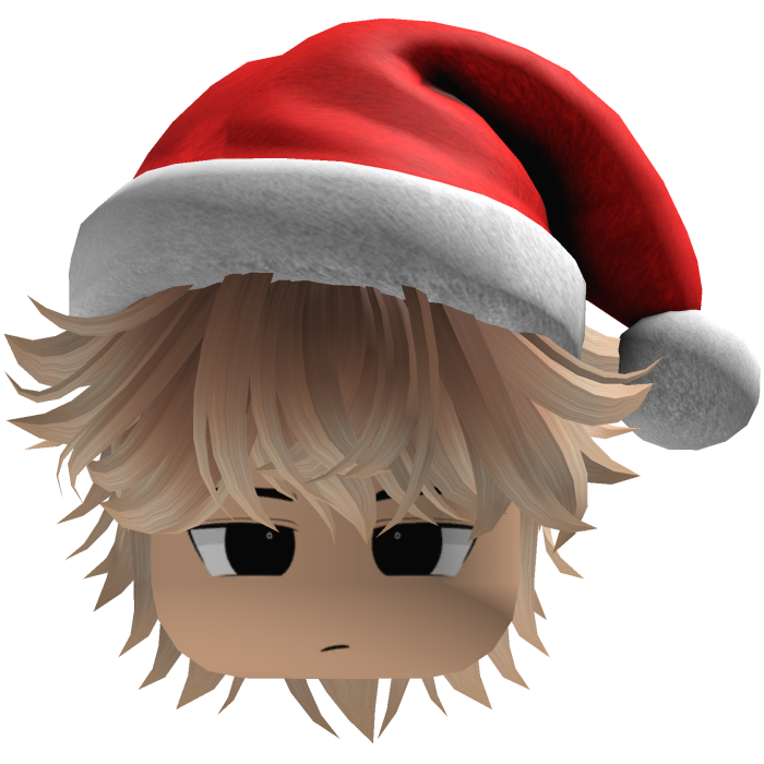 Beautiful hair Christmas beret (blonde)