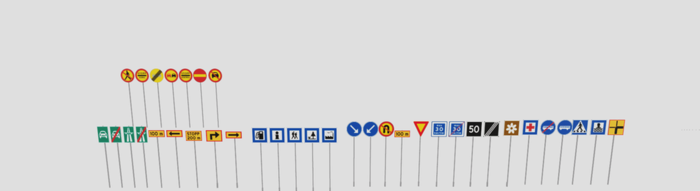 Roblox Complete Traffic Road Signs Pack preview 3