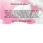 the bar group