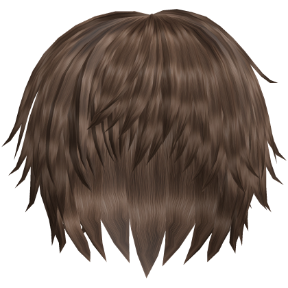 ash brown low spiky emo boy hair
